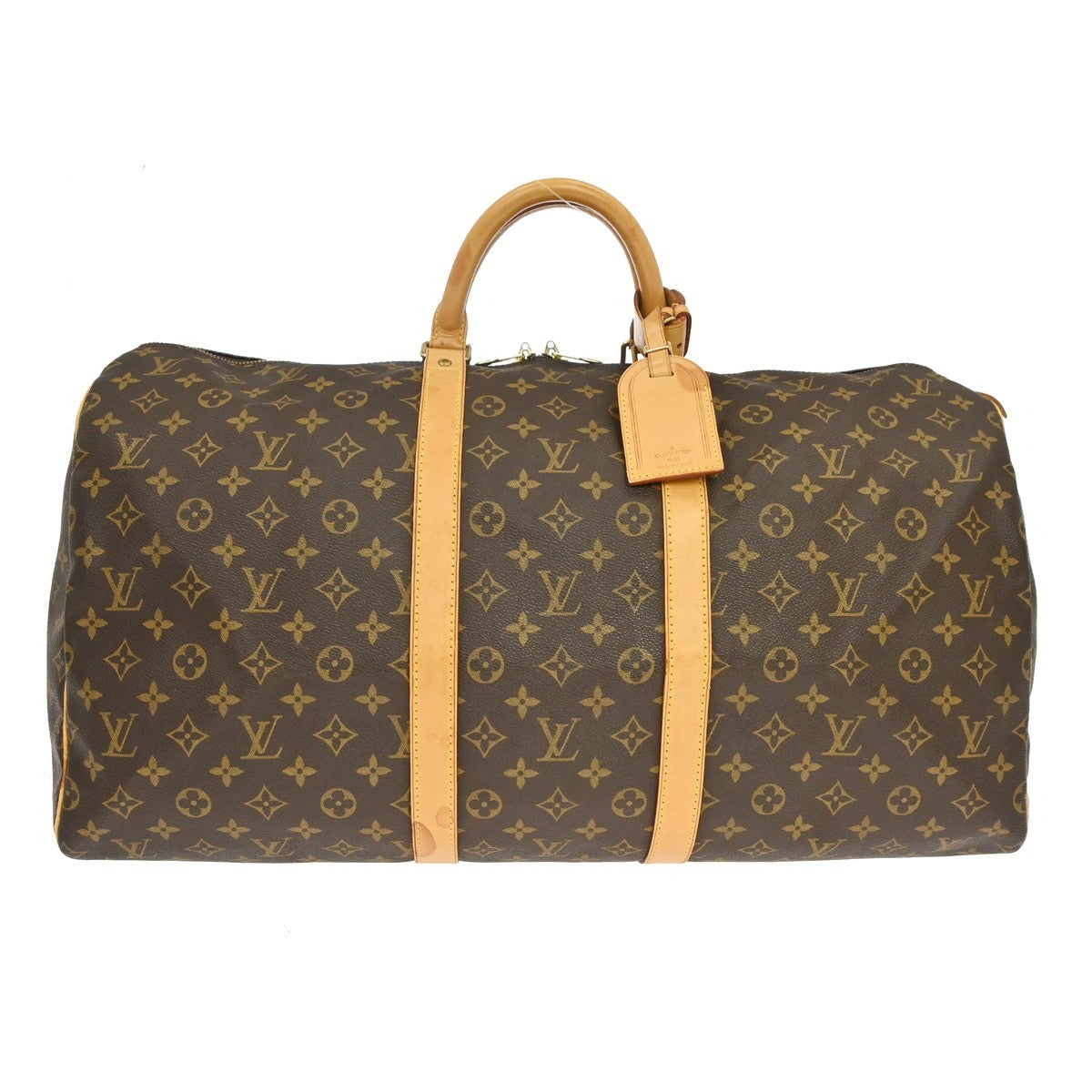 Louis Vuitton Keepall Monogram Canvas, Brown, Canvas, Travel Bag