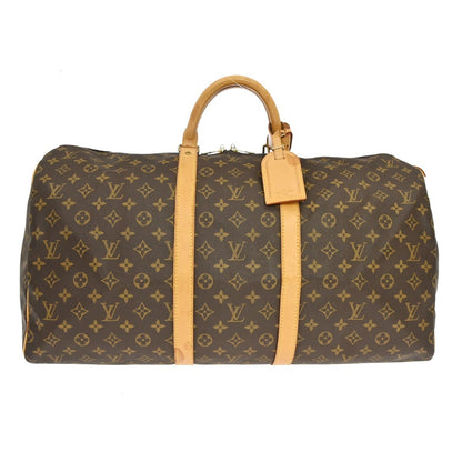 Louis Vuitton Keepall Monogram Canvas, Brown, Canvas, Travel Bag