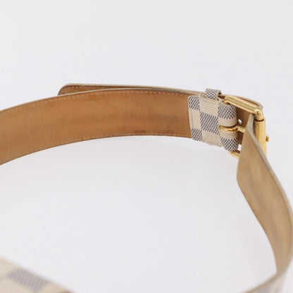 Louis Vuitton Solo Belt Damier, White, Canvas, Clutch