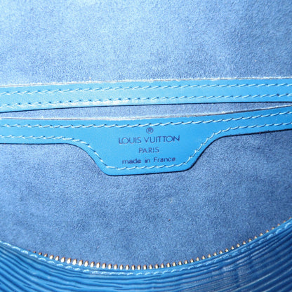 Louis Vuitton Soufflot Epi Leather, Blue, Leather, Tote Bag