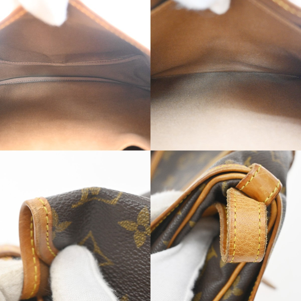 Louis Vuitton Saumur Monogram, Brown, Canvas, Shoulder Bag