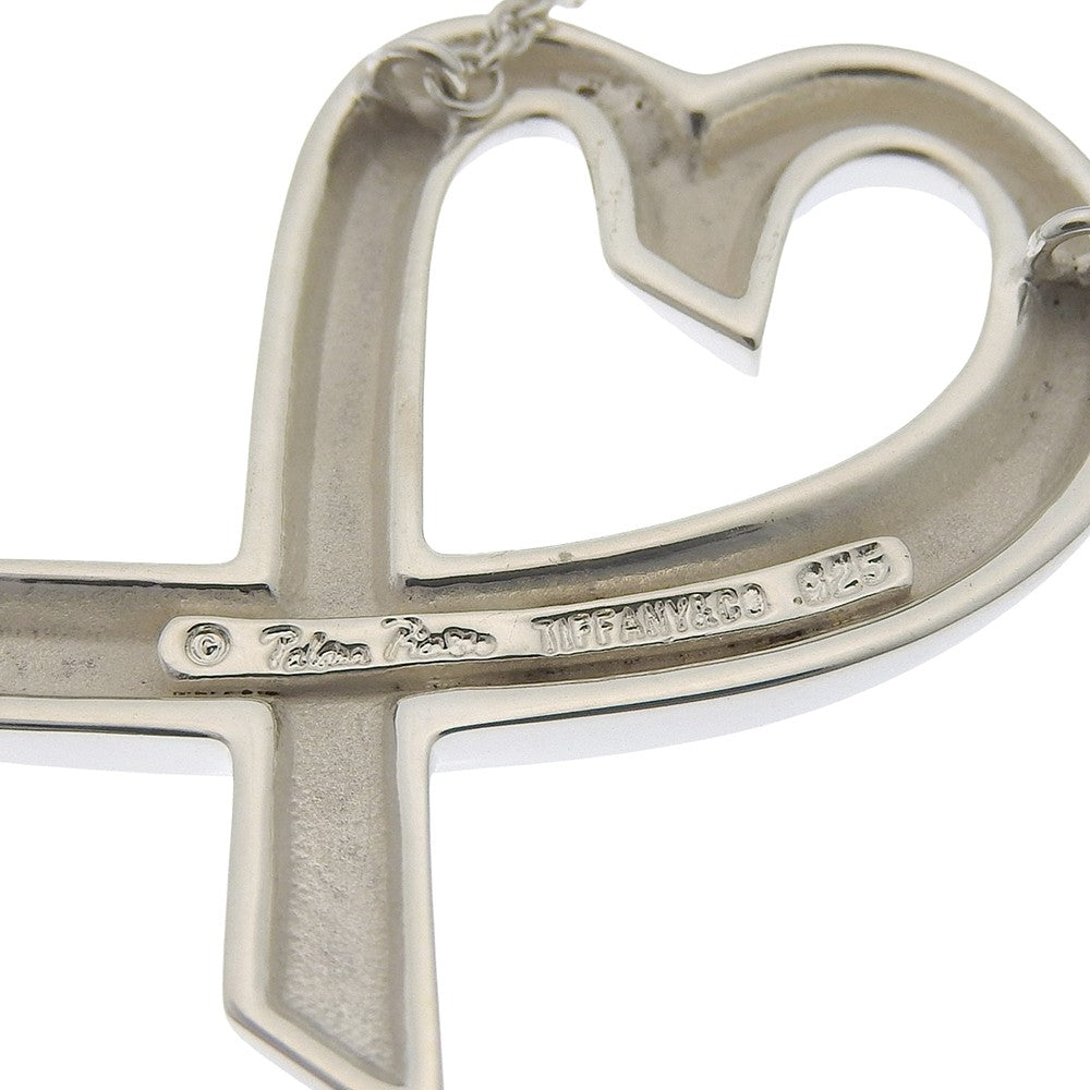 Tiffany & Co. Paloma Picasso Loving Heart Silver, Silver, Silver, Necklace