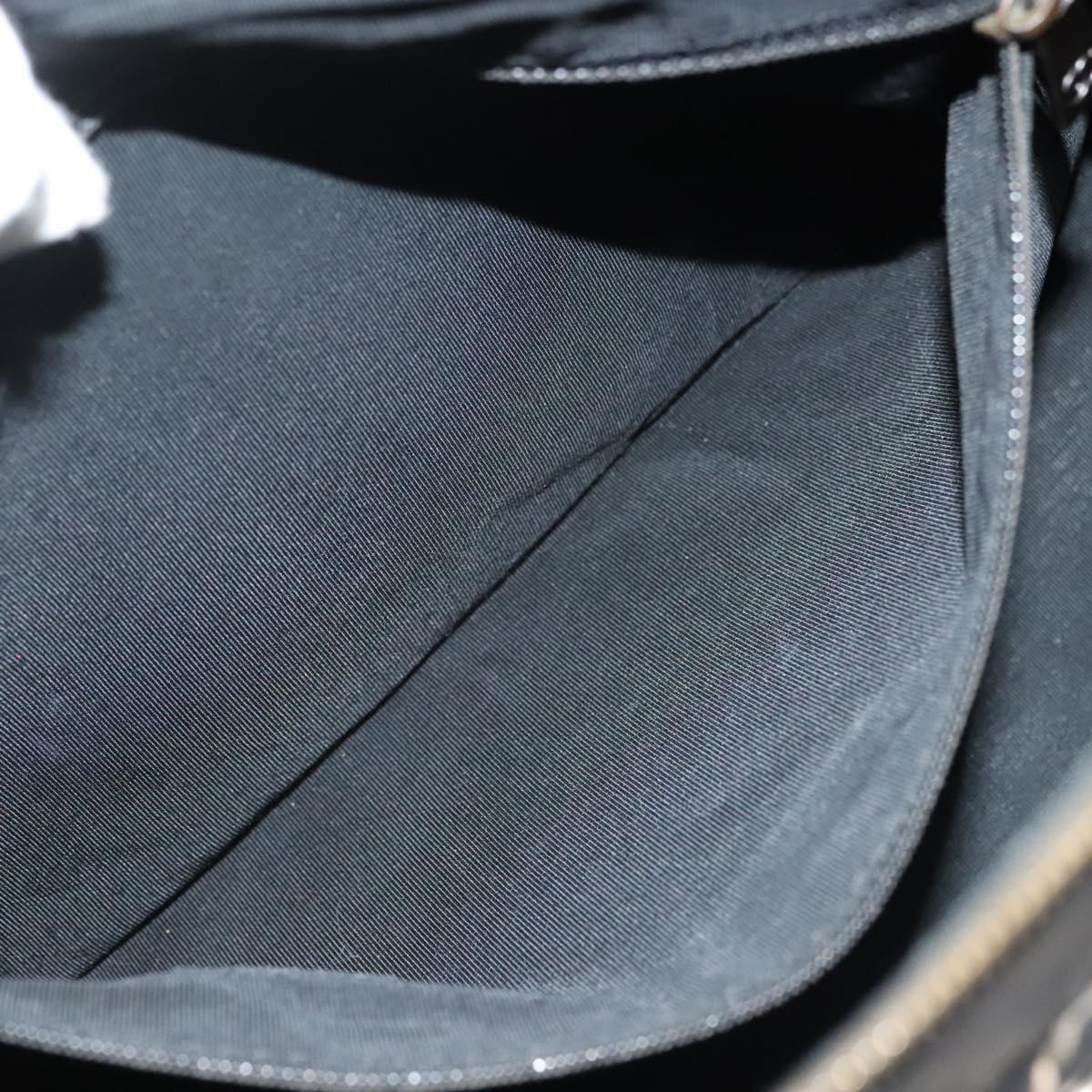 Chanel Surpique Boston Bag Quilted Leather, BLACK, LEATHER, Travel bag