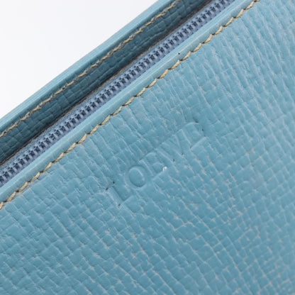 Loewe Tote Leather, Blue, Leather, Tote Bag