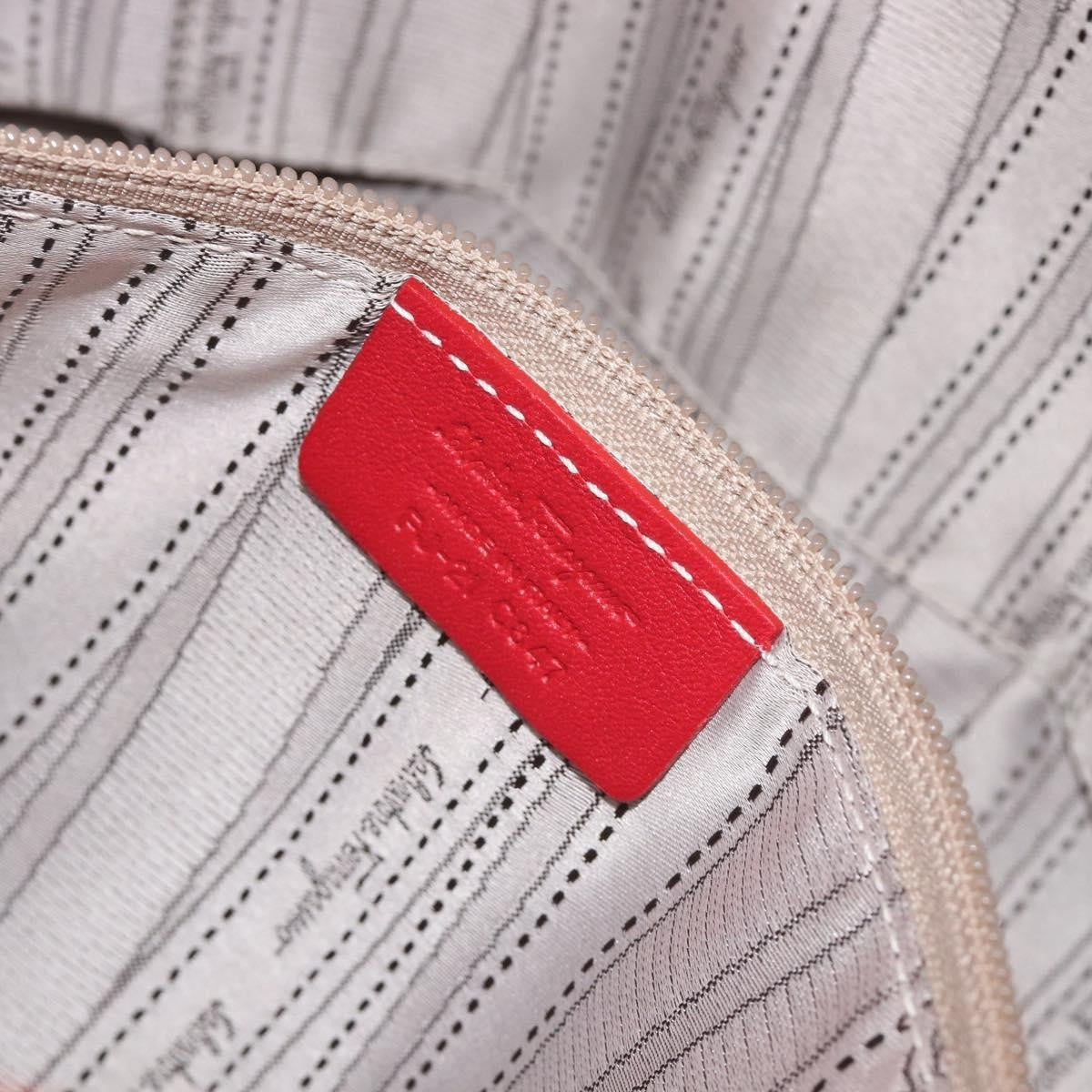 Salvatore Ferragamo Gancini Tote Patent Leather, Red, Patent Leather, Tote Bag