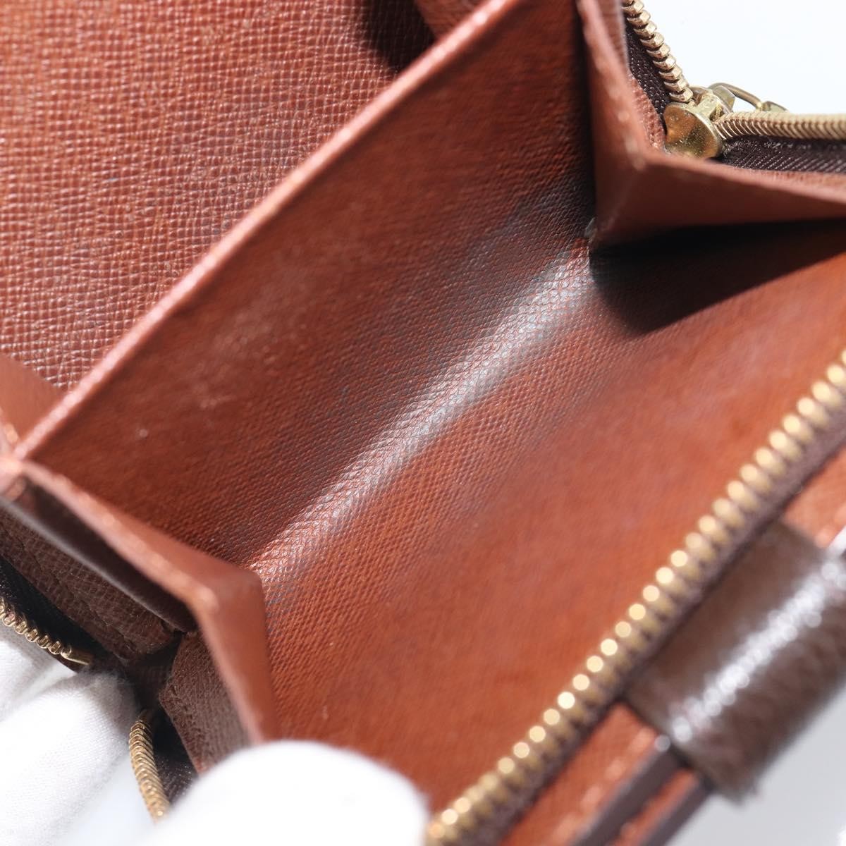 Louis Vuitton Compact Zippe Monogram Canvas, Brown, Canvas, Wallet