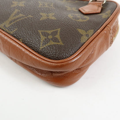 Louis Vuitton Pochette Marly Bandouliere Monogram Canvas, Brown, Canvas, Handbag