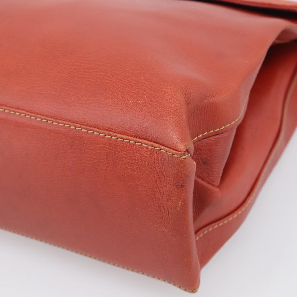 Loewe Vintage Velazquez Top Handle Leather, Orange, Leather, Handbag