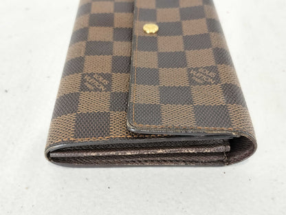 Louis Vuitton Vintage Sarah Monogram Canvas, Brown, Canvas, Wallet