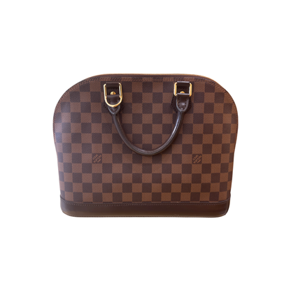 Louis Vuitton Alma BNB Monogram Canvas with Leather, Brown, Leather, Handbag