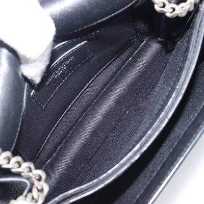Saint Laurent West Hollywood Leather, Black, Leather, Shoulder Bag