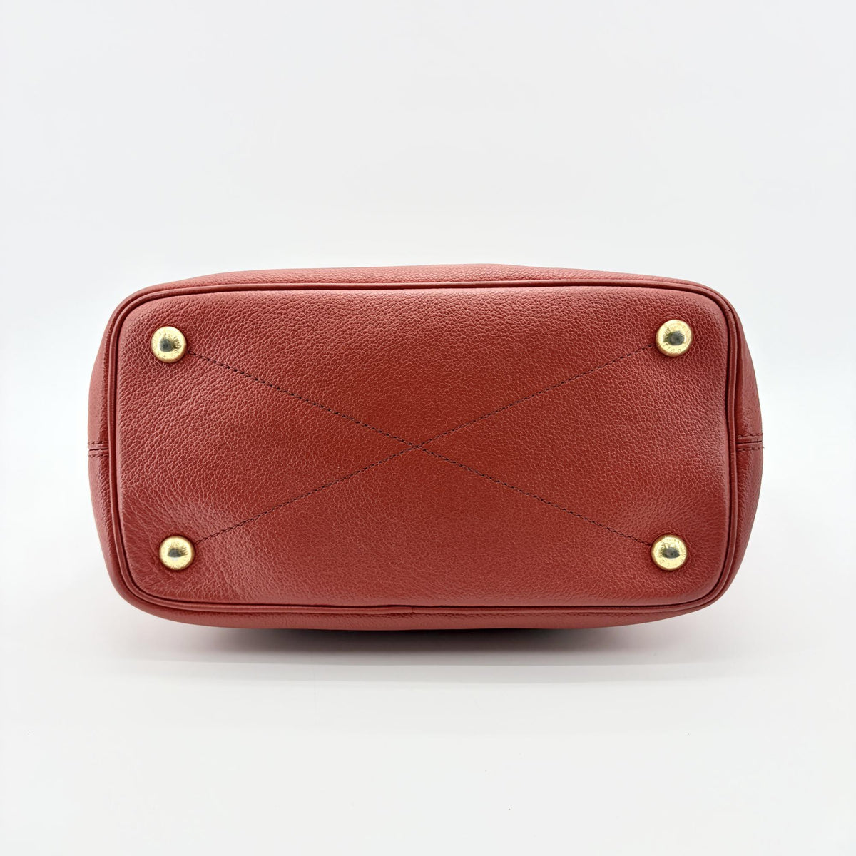 Louis Vuitton Citadine Monogram Empreinte Leather, Red, Leather, Handbag