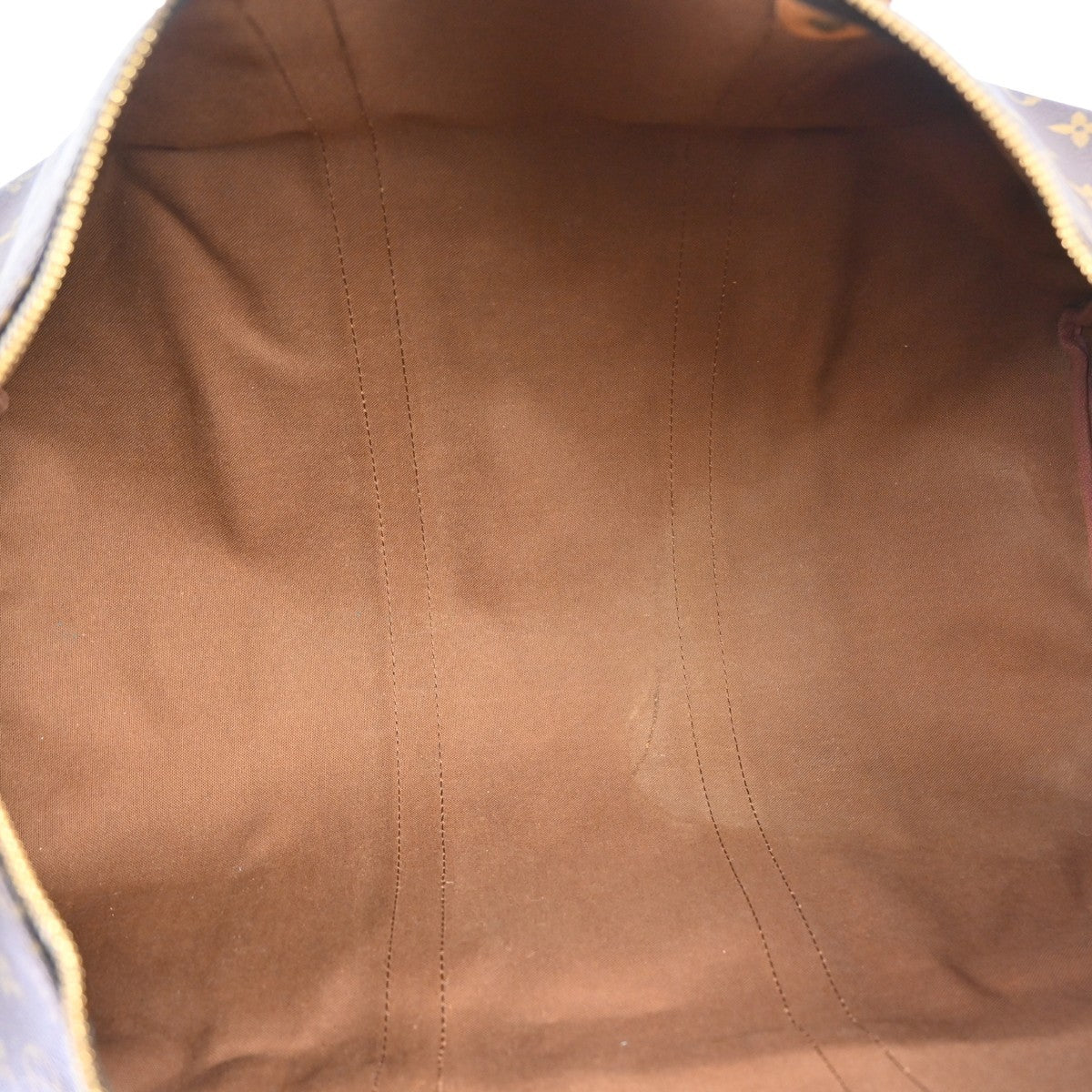 Louis Vuitton Keepall Monogram, Brown, Canvas, Travel Bag
