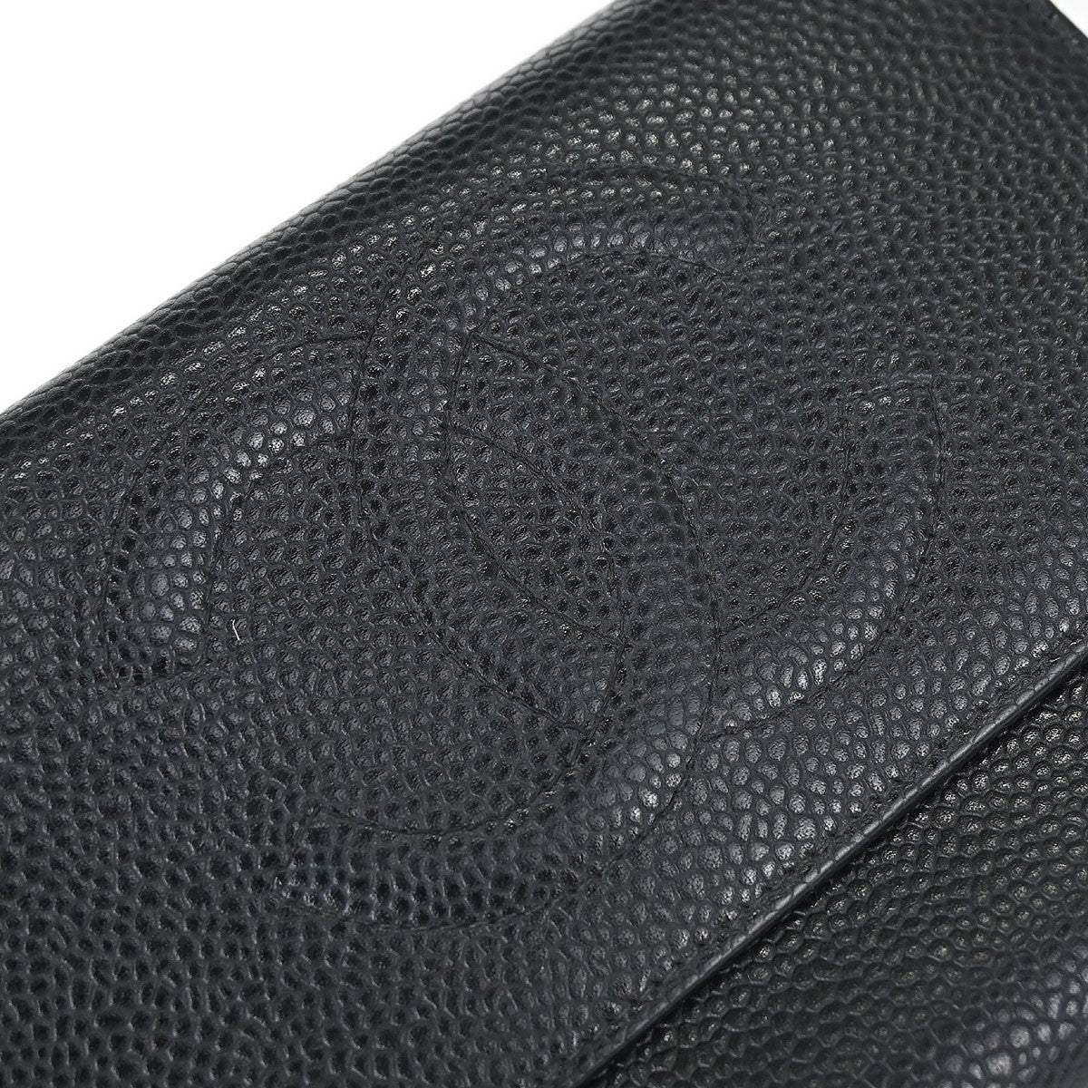 Chanel Timeless CC French Caviar, Black, Calfskin, Wallet