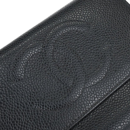 Chanel Timeless CC French Caviar, Black, Calfskin, Wallet