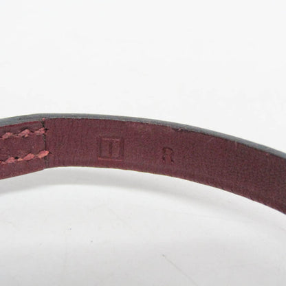 Hermes Hapi 3 Leather, Burgundy, Leather, Bracelet