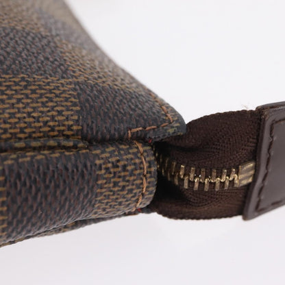 Louis Vuitton Mini pochette accessoires Damier Canvas, Brown, Canvas, Clutch