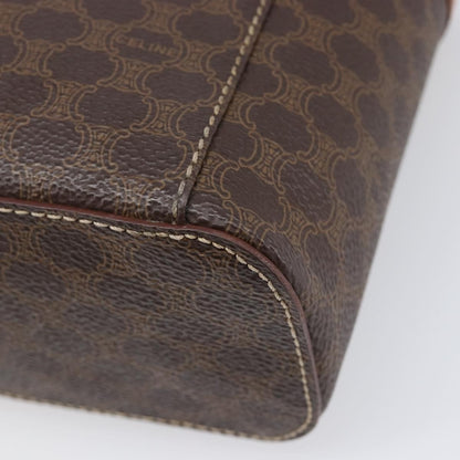 Celine Macadam Vanity Canvas, Brown, Canvas, Clutch