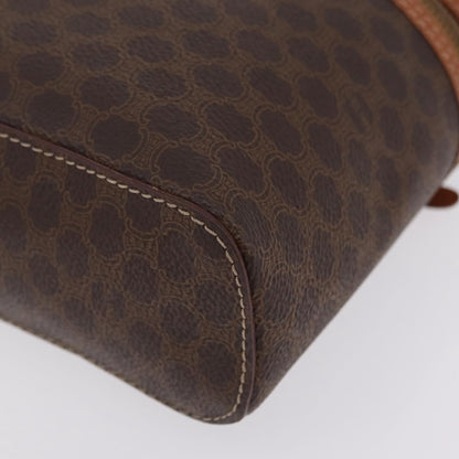 Celine Macadam Vanity Canvas, Brown, Canvas, Clutch