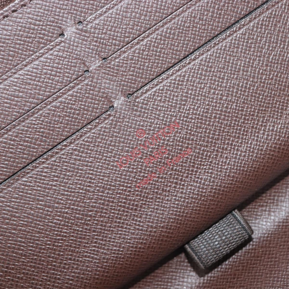 Louis Vuitton Zippy Organizer Damier, Brown, Canvas, Wallet