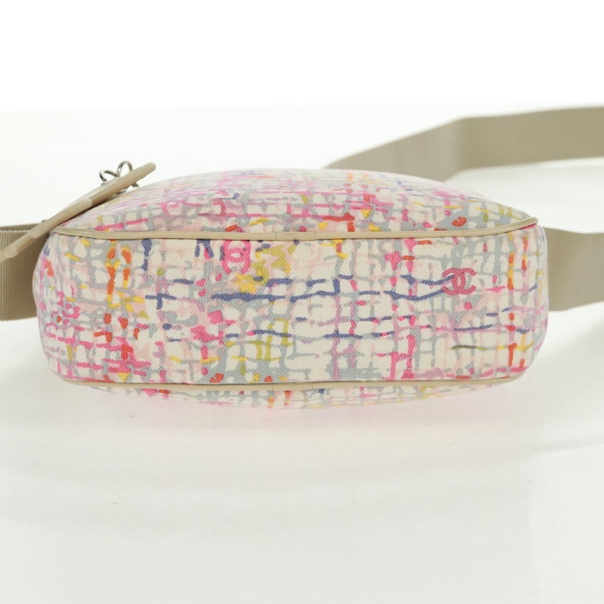 Chanel Vintage Clover Camera Printed Canvas, Multicolour, Canvas, Shoulder Bag
