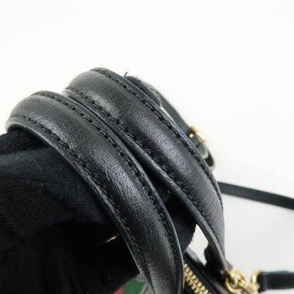 Gucci Ophidia Top Handle Leather, Black, Leather, Tote Bag