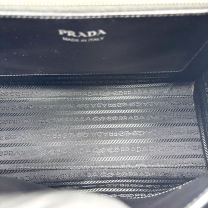 Prada Monochrome Saffiano Leather, Navy, Leather, Tote Bag