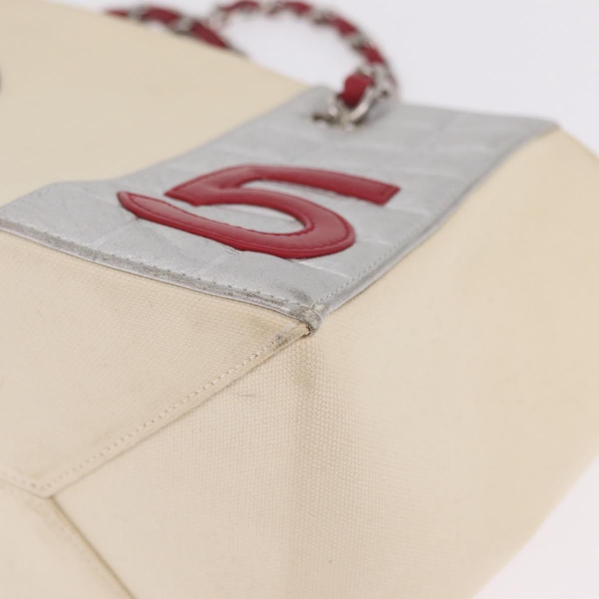 Chanel No.5 Canvas and Leather, Beige, Canvas, Tote Bag