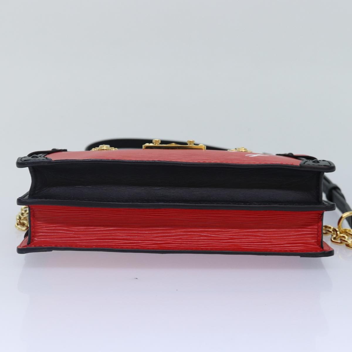 Louis Vuitton Trunk Clutch Epi Leather, Red, Leather, Shoulder Bag