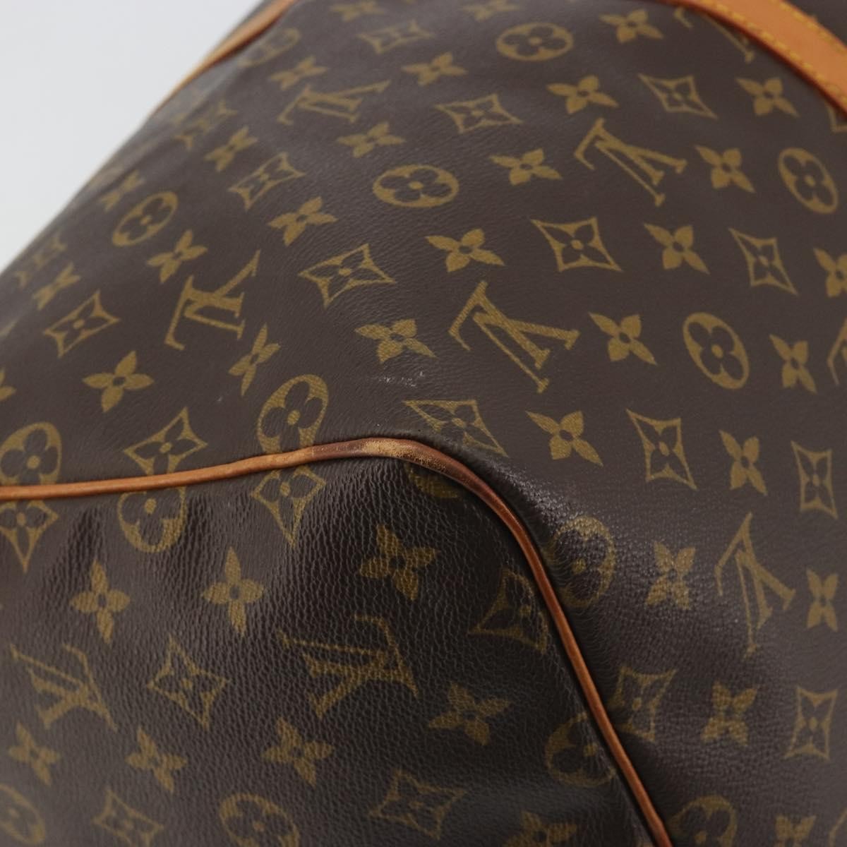 Louis Vuitton Keepall Monogram Canvas, Brown, Canvas, Travel Bag