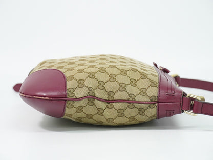 Gucci Mayfair Messenger GG Canvas and Leather, Beige, Canvas, Shoulder Bag