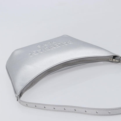Balenciaga Mary Kate Sling Leather, Silver, Leather, Handbag