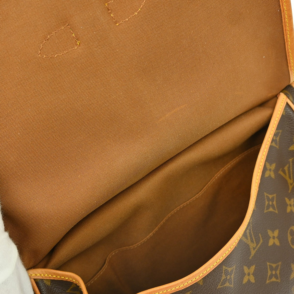 Louis Vuitton Saumur Monogram, Brown, Canvas, Shoulder Bag