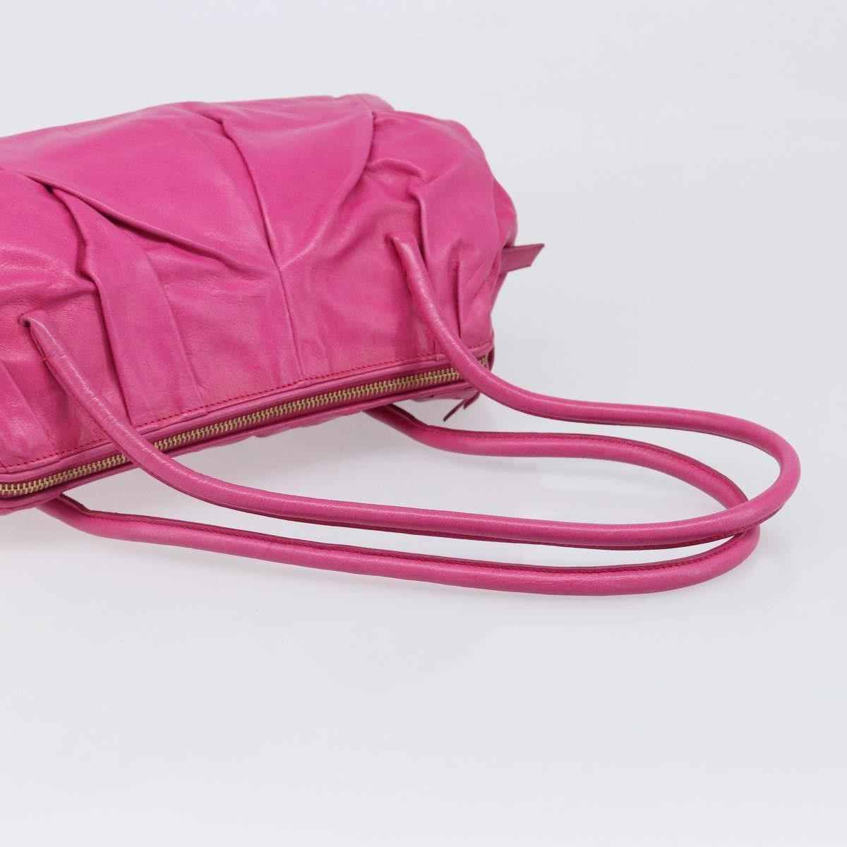 Miu Miu Shoulder Leather, Pink, Leather, Shoulder Bag