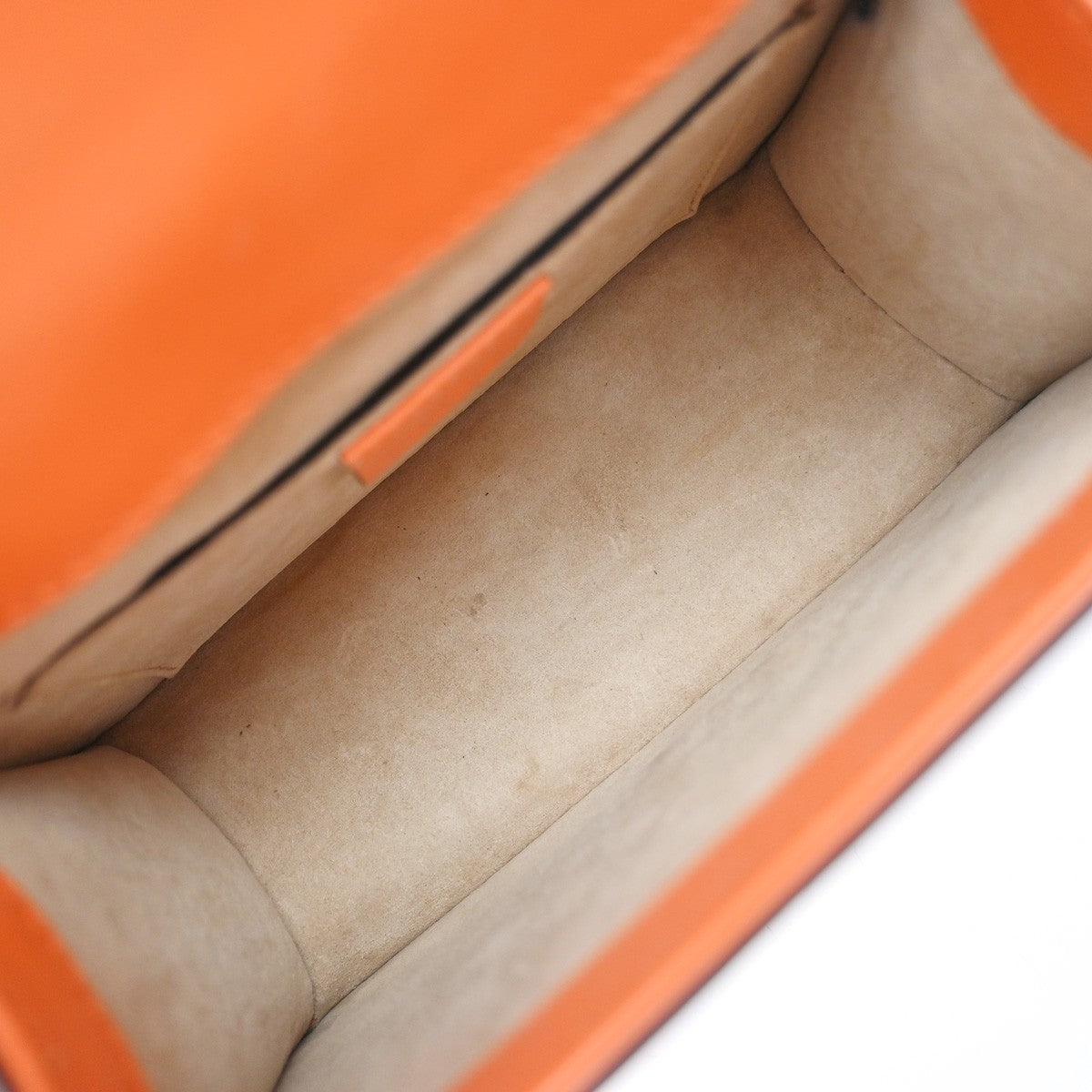 Gucci Sylvie Leather, Orange, Leather, Handbag