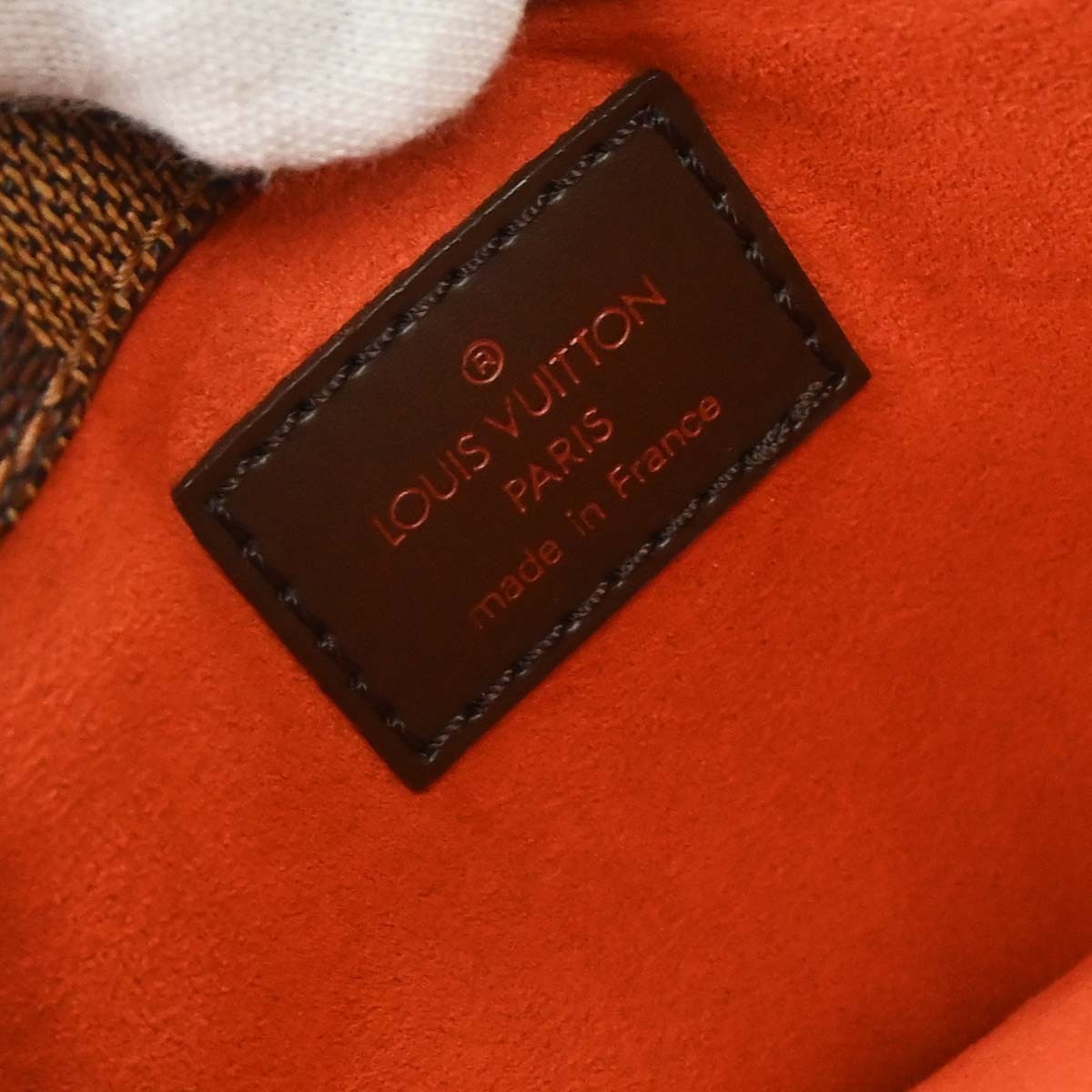 Louis Vuitton Aubagne Damier Ebene, Brown, Canvas, Handbag