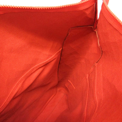 Bottega Veneta Fold-Over Intrecciato Effect Rubber, Red, Rubber, Backpack