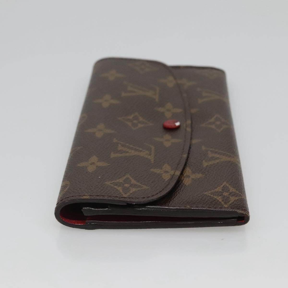 Louis Vuitton Emilie Monogram Canvas, Red, Canvas, Wallet