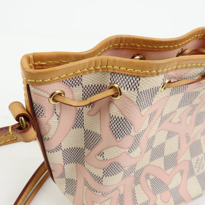 Louis Vuitton Noe Limited Edition Damier Tahitienne, White, Canvas, Shoulder Bag