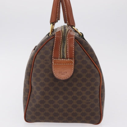 Celine Macadam Macadam with leather, Brown, Canvas, Tote Bag