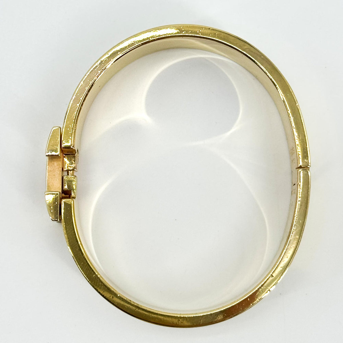 Hermes Clic H Fusion Enamel, Gold, Metal, Bracelet