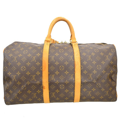 Louis Vuitton Keepall Monogram Canvas, Brown, Canvas, Travel Bag