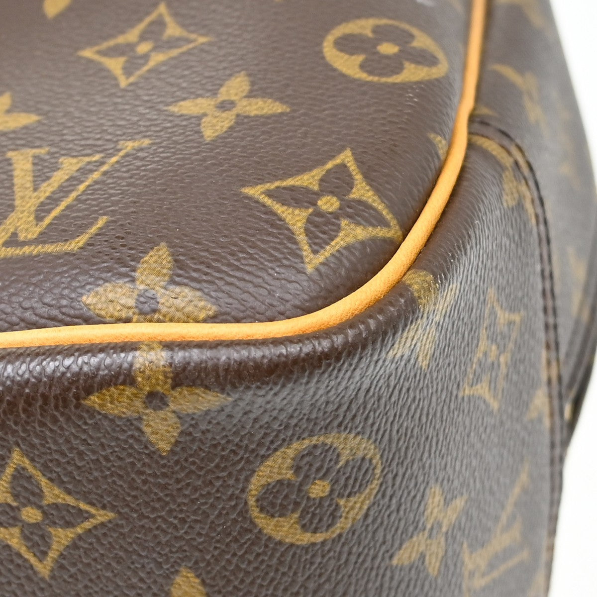 Louis Vuitton Deauville Monogram Canvas, Brown, Canvas, Handbag