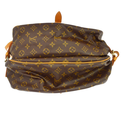 Louis Vuitton Saumur Monogram Canvas, Brown, Canvas, Shoulder Bag