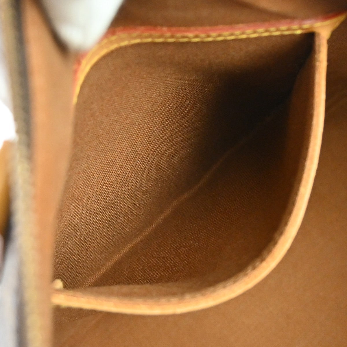 Louis Vuitton Alma Monogram Canvas, Brown, Canvas, Handbag