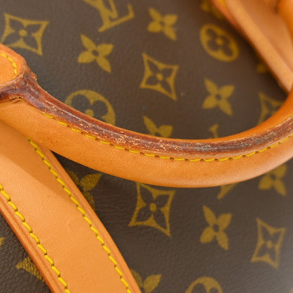Louis Vuitton Keepall Monogram, Brown, Canvas, Travel Bag