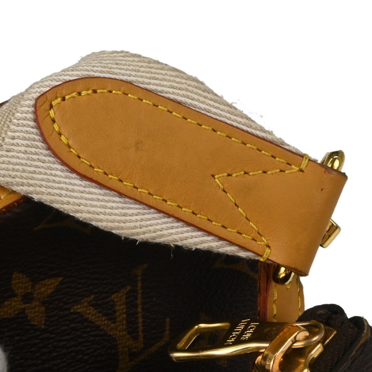 Louis Vuitton Nigo Trio Messenger Limited Edition Stripes Monogram Canvas, Brown, Canvas, Shoulder Bag