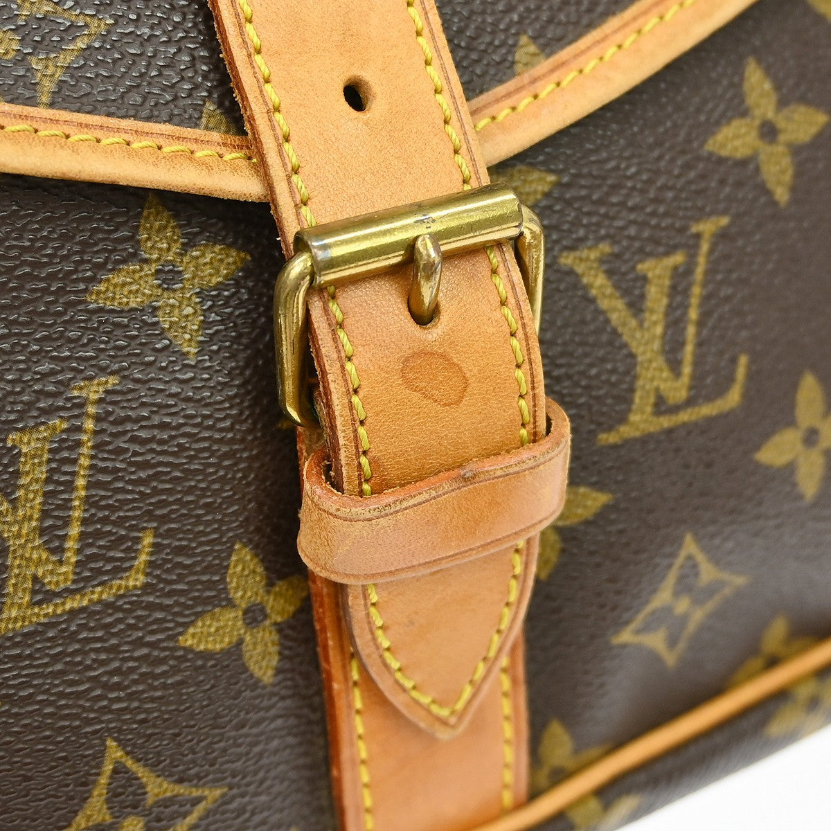 Louis Vuitton Saumur Monogram Canvas, Brown, Canvas, Shoulder Bag