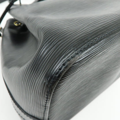 Louis Vuitton Noe Epi Leather, Black, Leather, Shoulder Bag