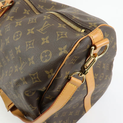 Louis Vuitton Keepall Bandouliere Monogram Canvas, Brown, Canvas, Travel Bag